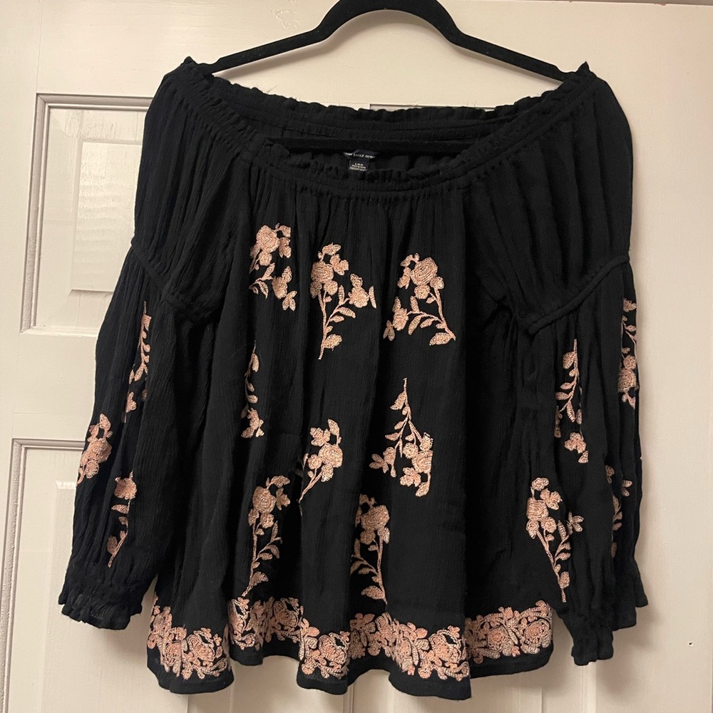 American Eagle Outfitters Black Top